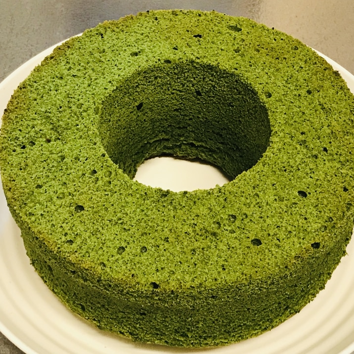 簡単 しっとりふわふわ米粉の濃厚抹茶シフォンケーキ レシピ 作り方 By えちご姫8654 楽天レシピ